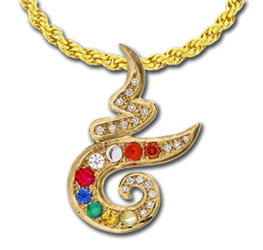 Sri Nopparat Pra Rama 9 precious memento pendant